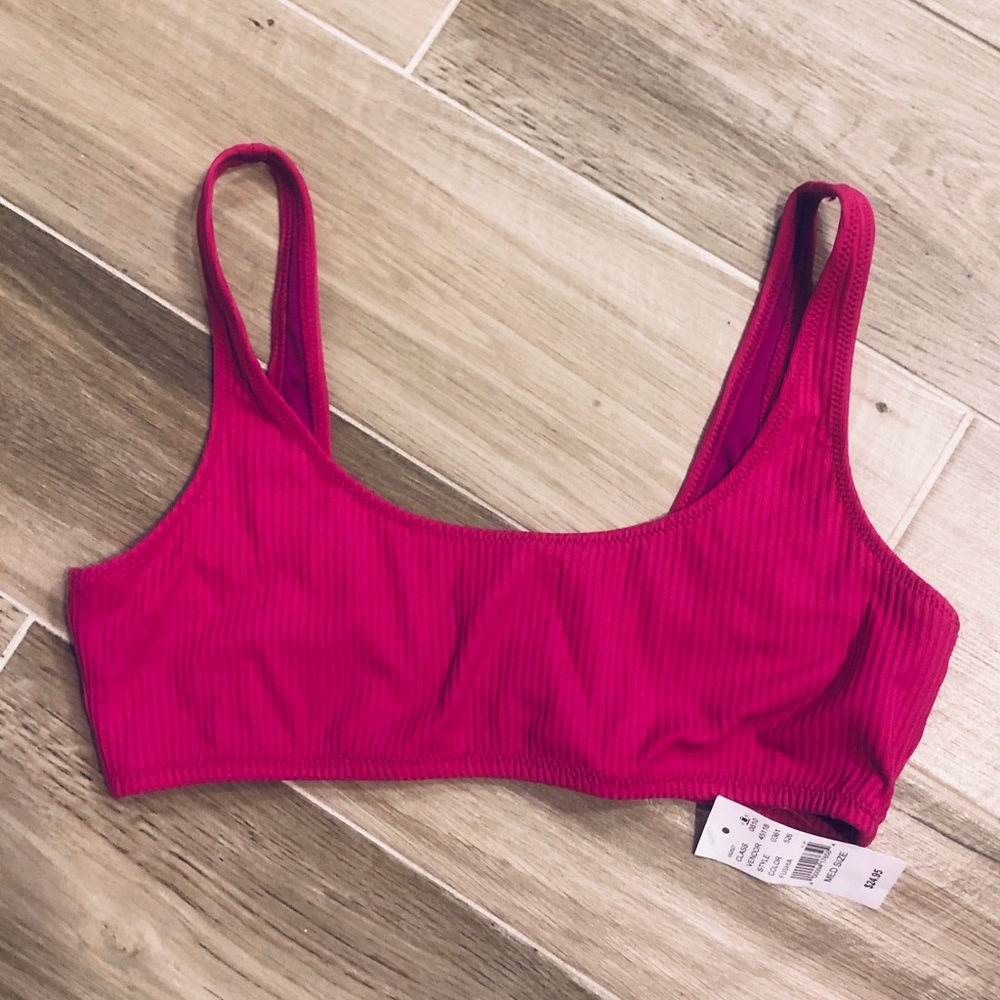 NWT LA Hearts Ribbed Bikini Top